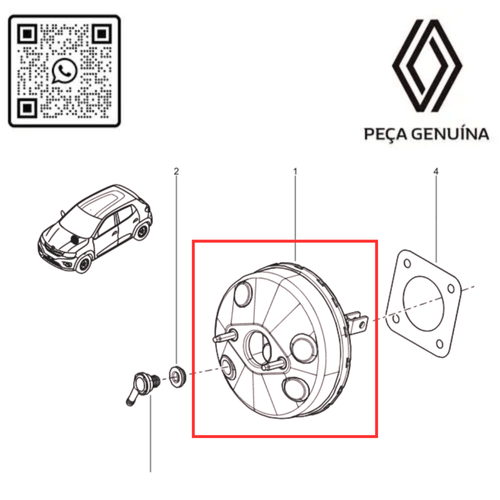 RN 09185R  SERVO FREIO KWID   472109185R -4-